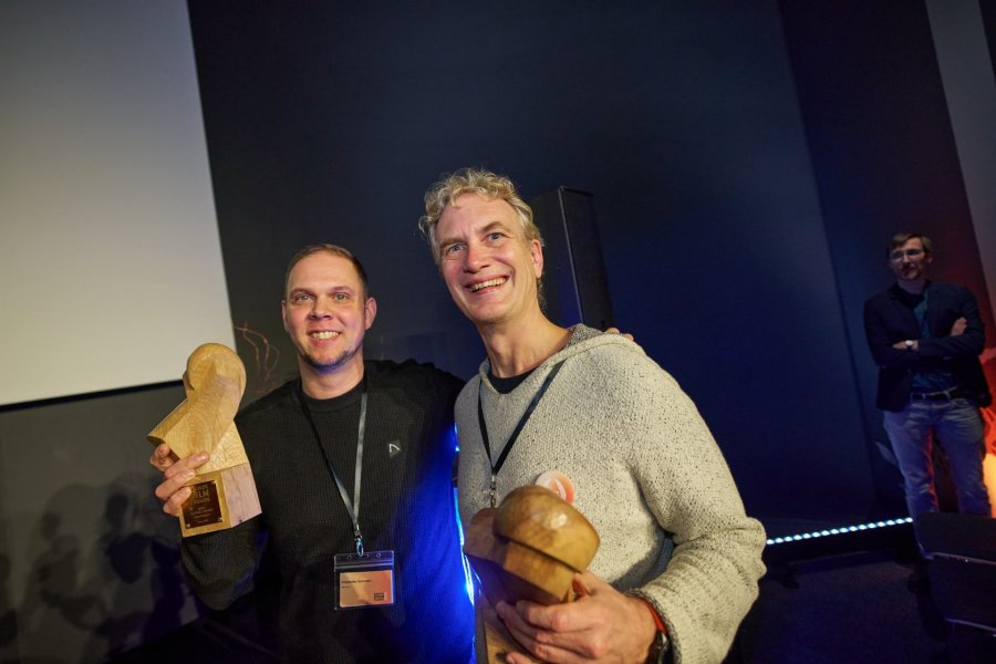 Gewinner Alexander Sommer (Publikumspreis) und Gewinner Christian Baumeister (Kategorie „Biodiversität“)