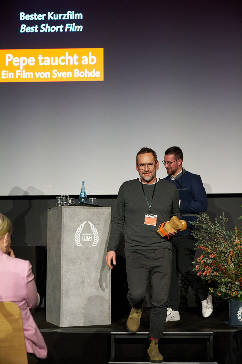 Protagonist of the winning short film Pepe Lange